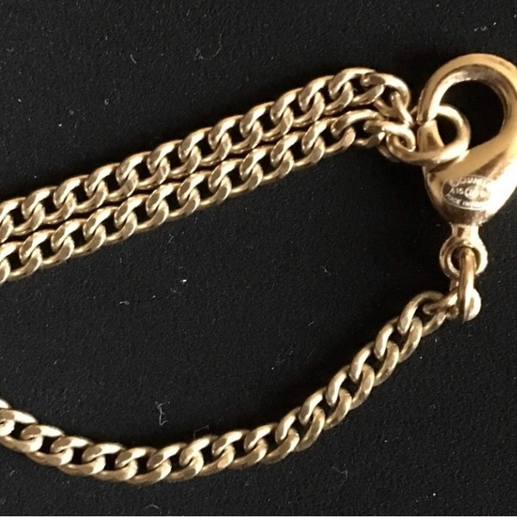 Authentic CHANEL CC Logo Necklace A64603 Gold - Picture 3 of 6